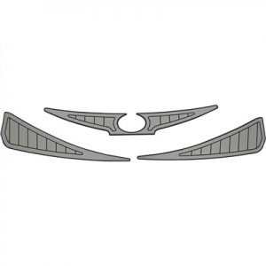 Titanium Non-Skid Pads for Super Air Nautique 210 Transom Platform with Oval Opening - 110067