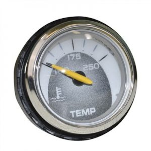 Faria Engine Temperature Gauge with Silver Bezel for 2003-2006 Nautiques