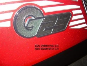 Nautique G23 Model Designator Chromax Plus Decal - 130127