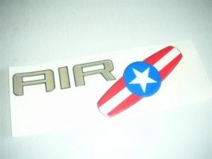 "Air" With Wakeboard Logo Emblem 2004-2005 Nautique Boat Decal - 2322