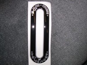 Nautique Hydro Gate Sport Shift Panel Decal "Slalom/Trick-Jump" - 3334