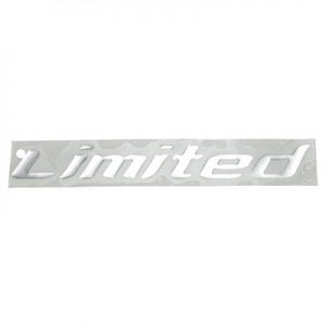 Nautique "Limited" Package Designator Chrome Decal for 2006-Present Nautiques - 3398