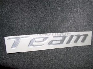 Nautique "Team" Package Designator Chrome Decal for 2006-Present Nautiques - 3400