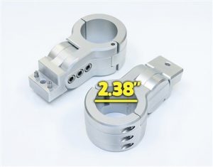 PTM Edge TMK-2380 Board Rack Mounts, 2.38_ Pipe Clamps
